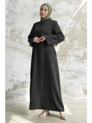 inStyle Ivory Biye Desen Antrasit Ferace