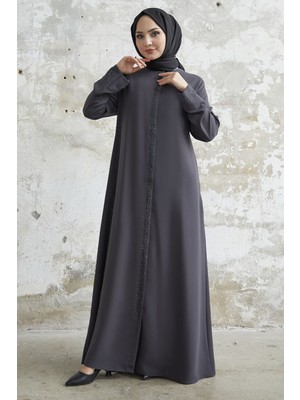 inStyle Taş Roba Detaylı Antrasit Ferace