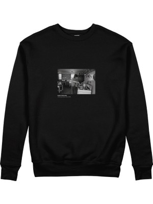 The Lucid Lab Keith Richards Montauk New York 1975 Sweatshirt - Siyah