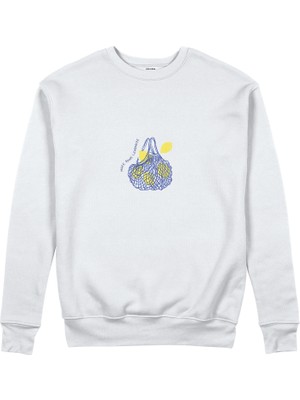 The Lucid Lab Make Some Lemonade Sweatshirt - Beyaz