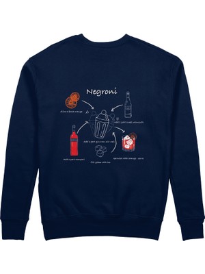 The Lucid Lab Negroni Sweatshirt - Lacivert