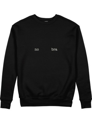 The Lucid Lab No Bra Sweatshirt - Siyah