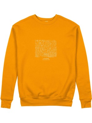 The Lucid Lab La Nuit Étoilée Sweatshirt - Turuncu