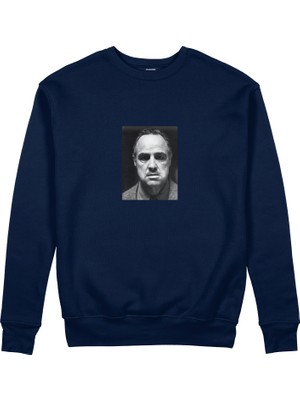 The Lucid Lab Marlon Brando / Godfather 1972 Sweatshirt - Lacivert