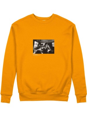 The Lucid Lab LED Zeppelin Limo Los Angeles 1971 Sweatshirt - Turuncu