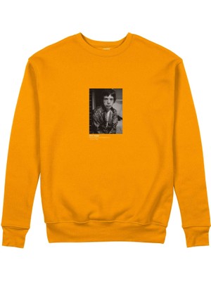 The Lucid Lab Mick Jagger Backstage At The Palladium London 1967 Sweatshirt - Turuncu