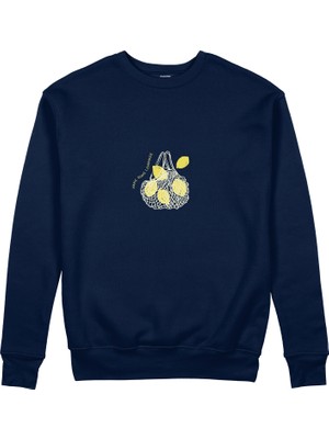 The Lucid Lab Make Some Lemonade Sweatshirt - Lacivert
