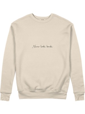 The Lucid Lab Never Look Back Sweatshirt - Bej