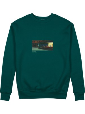 The Lucid Lab Nighthawks Sweatshirt - Koyu Yeşil
