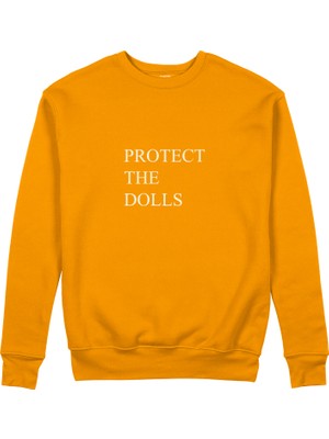 The Lucid Lab Protect The Dolls Sweatshirt - Turuncu