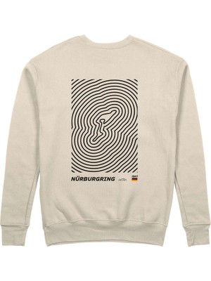 The Lucid Lab Nürburgring Artwork Sweatshirt - Bej