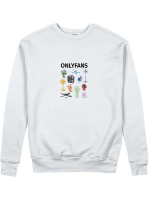 The Lucid Lab Onlyfans Sweatshirt - Beyaz