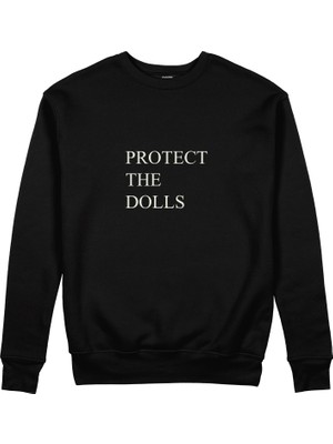 The Lucid Lab Protect The Dolls Sweatshirt - Siyah