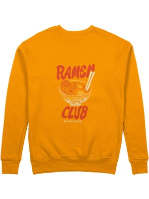 The Lucid Lab Ramen Bowl Club Sweatshirt - Turuncu