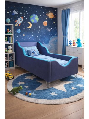 Puf Bebe Montessori Serisi _ Çocuk Yatağı _ Bebek Yatağı 90x190 Ölçüde (Iç Yatak Dahildir)