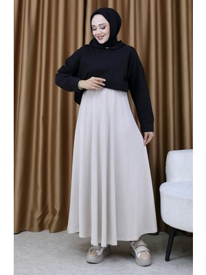 Oysho Kumaş Etek 5578-08 Bej