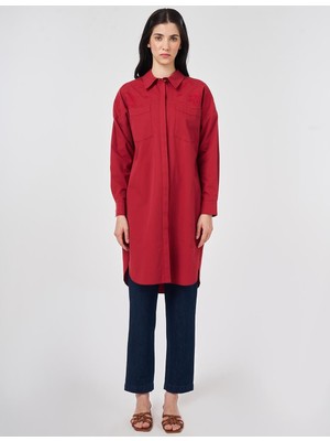 Kayra %100 Pamuklu Nakış Işlemeli Tunik  71005