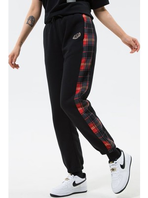Nike Jordan Essential Flight Artist Series Plaid Block Fleece Kadın Eşofman Altı Siyah