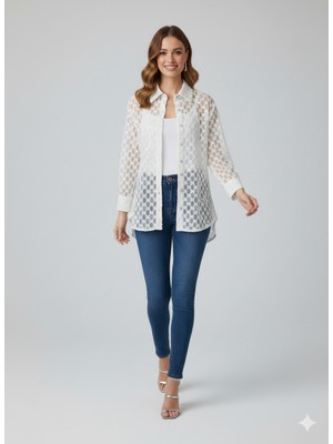 Centilmen Bdk Boncuk Işlemeli Gömlek 0856