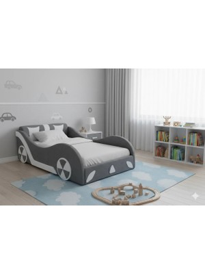 Puf Bebe Montessori Serisi _ Arabalı Çocuk Yatağı _ Bebek Yatağı 120X200 Ölçüde (Iç Yatak Dahildir)
