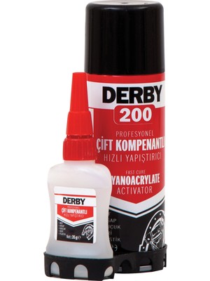 Derby Sprey Yapıştırıcı MDF Aktivatör 200 ML + 50 ML