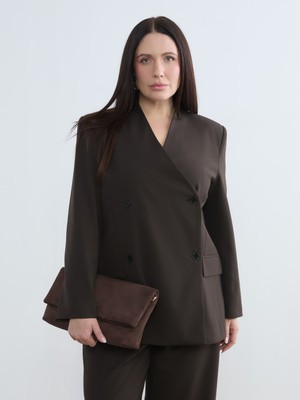 Soulife Kruvaze Yaka Kadın Blazer Ceket