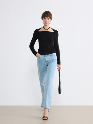 Soulife Straight Fit Kadın Jean Pantolon