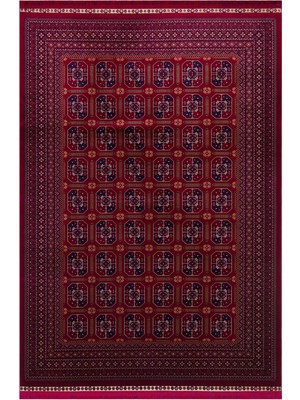 Cool Halı Mihra Kırmızı Etnik Klasik Dokuma Kaydırmaz Anadolu Türkmen Silinebilir Salon Ev Oturma Odası Halısı