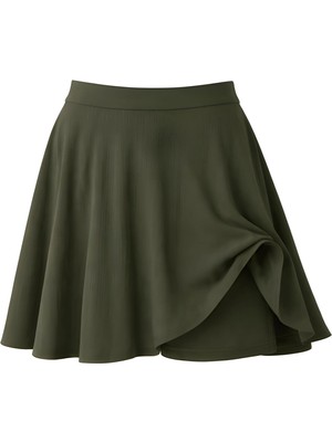Retrobird Kloş Şort Etek Kadın Haki