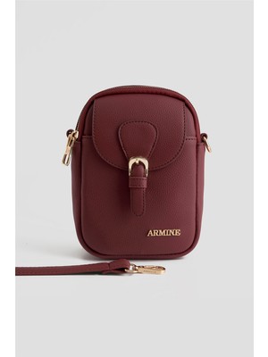 Armine El Çantası Pia Deri 25YD7406 Bordo