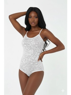 Liyuza Berrak Kadın Uzun Paçalı  Dantelli Tayt 2067