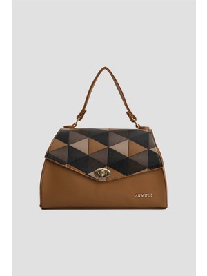Armine Çanta Ekose 25YD7409 Taba