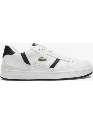 Lacoste T-Clip Set Erkek Beyaz Sneaker Regular Kalıp ile Şık ve Rahat Ayakkabı
