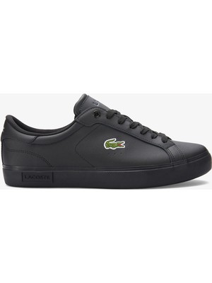 Lacoste Powercourt Siyah Sneaker Kadın Cinsiyet İçin Regular Kalıp Taban Tipi ile Şık Tasarım
