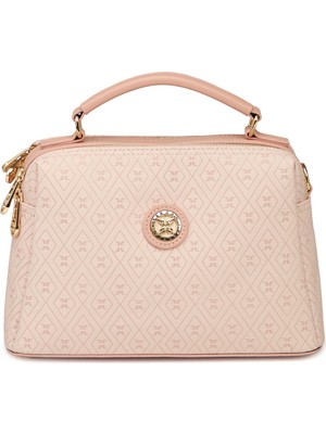 Tergan Pudra Print Kadın El Çantası - S26Y1PR09182-S7R