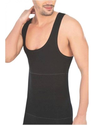 İmer Erkek Siyah Korseli Atlet