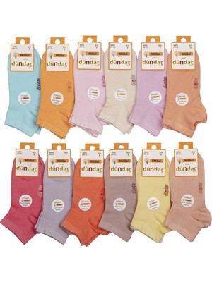 Dündar 8047 Çocuk Renkli Modal 6lı Patik Çorap
