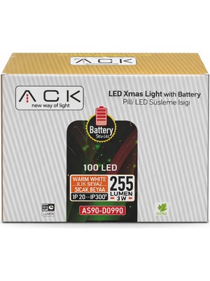 Ack AS90-00600 Pilli Süsüleme Işığı