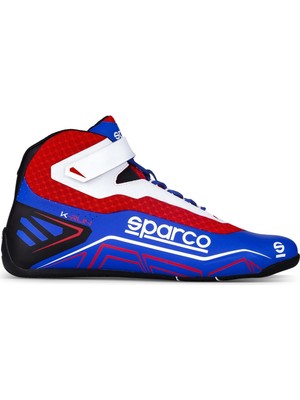 Sparco K-Run Karting Gaming Ayakkabısı 42 Numara Mavi Kırmızı