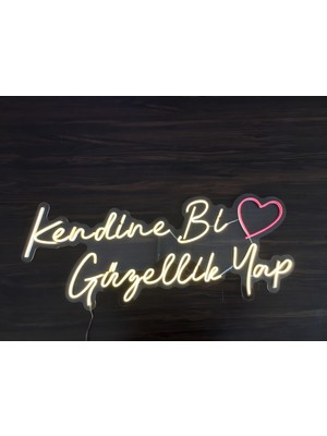 Neonled Kendine Bi Güzellik Yap Neon LED Yazı Dekoratif Aydınlatma