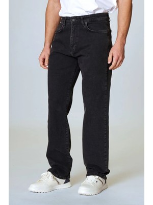 Twister Baggy 789-07 Yıkamalı Likralı Bol Kesim Erkek Kot Pantolon Antracite