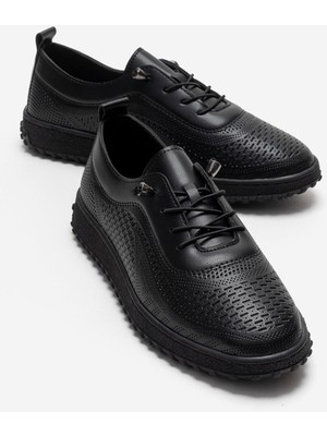 Kaof Shoes Kadın Siyah Günlük Ayakkabı Babet Ayakkabı Klasik Ayakkabı Ortopedik Anne Ayakkabısı Anne Babet