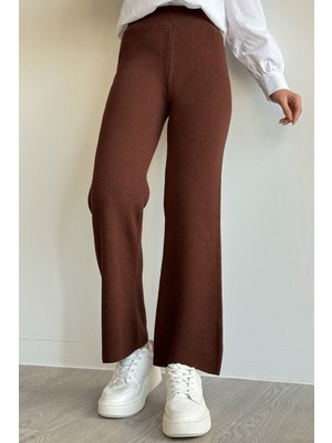 inStyle Basic Acı Kahve Triko Pantolon