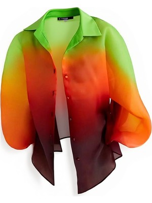 Nocturne Kadın Gömlek Uzun Kol Düz Desenli Günlük Stil 2 Beden Kumaş Özellikleri