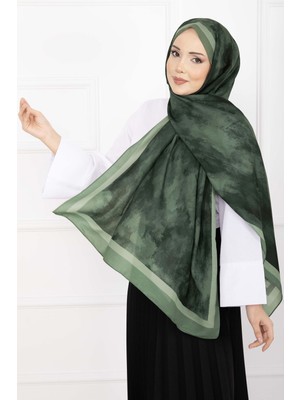 Msc Elegance Desenli Şal Serisi Zümrüt