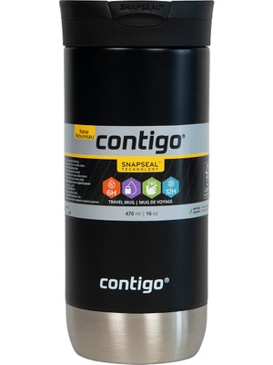 Contigo 470 ml Termos Çift Katmanlı İzolasyonlu Paslanmaz Çelik Termal Kupa