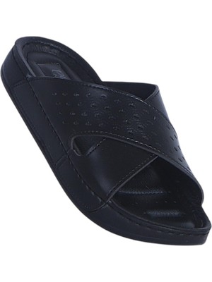 Apella 485-10 Pump Siyah Kadın Düz Terlik