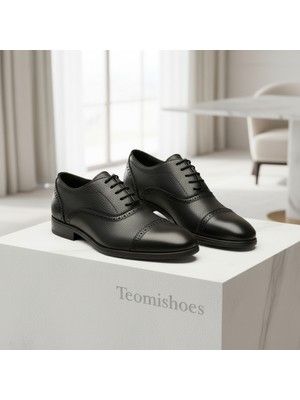 By Barretti Siyah Dokulu Deri Klasik