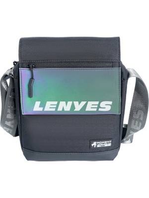 Lenyes LB711 Dazzling Crossbody Serisi Çok Amaçlı Su Geçirmez Çapraz Vücut Çantası Siyah