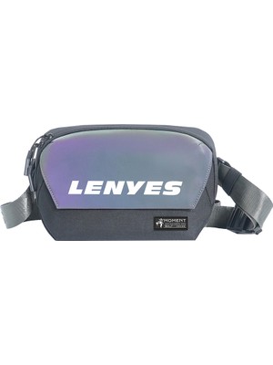Lenyes LB713 Dazzling Crossbody Serisi Çok Amaçlı Su Geçirmez Çapraz Vücut Çantası Siyah